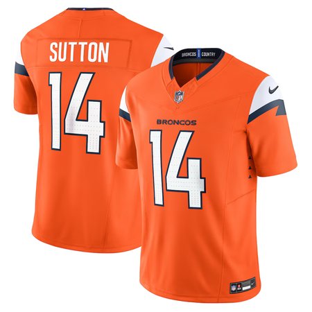 Men's Denver Broncos Courtland Sutton Nike Orange Mile High Collection Vapor F.U.S.E. Limited Jersey